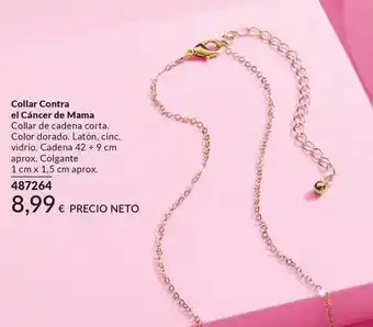 AVON Collar contra el cancer de mama oferta