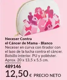 AVON Blanco - neceser contra el cancer de mama oferta