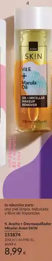 AVON Avon - aceite + desmaquillador micelar skin oferta
