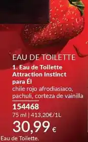 AVON Eau de toilette attraction instinct para él oferta