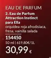 AVON Eau de parfum attraction instinct para ella oferta