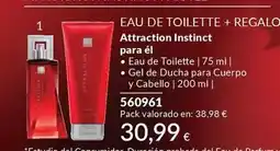 AVON Eau de toilette + regalo attraction instinct para el oferta