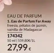 AVON Far - eau de parfum away oferta