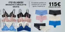 Leonisa Eliges - ¡tú ! braguita o bralette gratis oferta