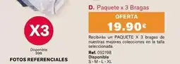 Leonisa X3 bragas oferta