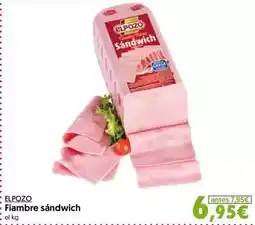 Hiper Usera Elpozo - fiambre sandwich oferta