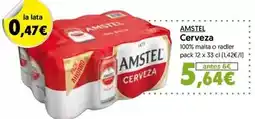 Hiper Usera Amstel - cerveza oferta