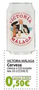 Hiper Usera Málaga virgen - cerveza oferta