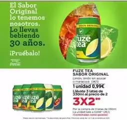 Hiper Usera El sabor - fuze tea sabor original oferta