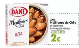 Hiper Usera Dani - mejillones de chile oferta