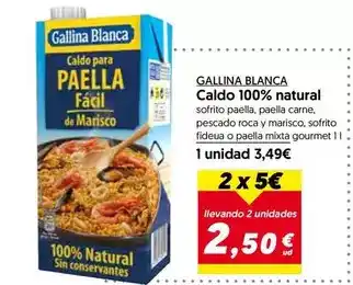 Hiper Usera Gallina blanca - caldo 100% natural oferta