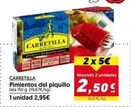 Hiper Usera Carretilla - pimientos del piquillo oferta