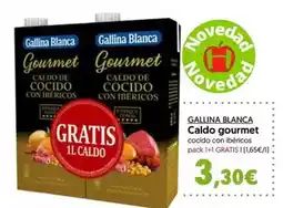 Hiper Usera Gallina blanca - caldo gourmet oferta