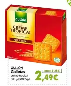 Hiper Usera Gullón - creme tropical oferta