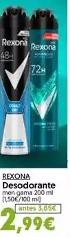Hiper Usera Rexona - desodorante oferta