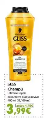 Hiper Usera Gliss - champú oferta