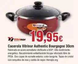 FROIZ Authentic - cacerola vitrinor bourgogne 30cm oferta