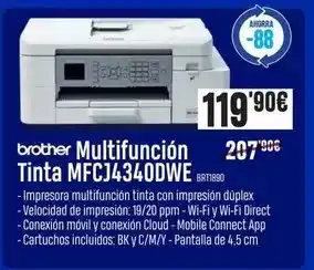 Brother - multifuncion tinta mfcj4340dwe
