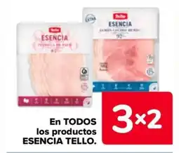 Carrefour TELLO Esencia en todos los productos oferta