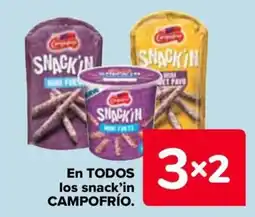 Carrefour CAMPOFRÍO En todos los snack'in oferta