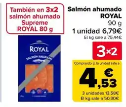 Carrefour ROYAL Salmón ahumado oferta