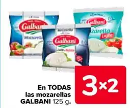 Carrefour GALBANI En todas las mozarellas oferta