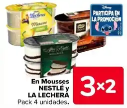 Carrefour NESTLÉ y La lechera en mousses oferta