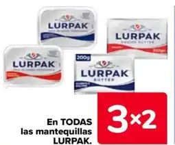 Carrefour LURPAK En todas las mantequillas oferta