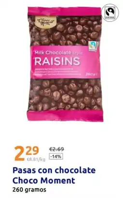 Action Choco moment - pasas con chocolate oferta