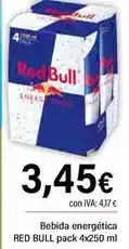 Cash Ifa RED BULL bebida energetica oferta