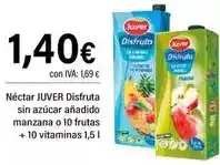 Cash Ifa JUVER disfruta sin azucar añadido manzana oferta
