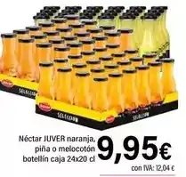 Cash Ifa JUVER nectar naranja, pina o melocoton botellin caja oferta