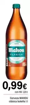 Cash Ifa Mahou - cerveza clásica botella oferta