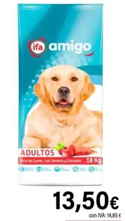 Cash Ifa IFA AMIGO Alimento perro adulto ternera cereales oferta