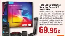 FROIZ Control - tiras led para televisor backlight govee 3 12 modos led oferta