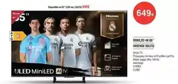 Milar Hisense - miniled 4k 65 oferta