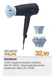 Expert Philips - secador bhd360/20 oferta