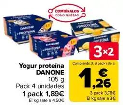Carrefour DANONE Yogur proteína oferta