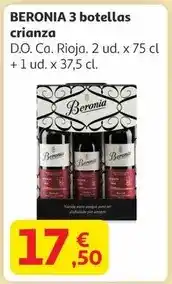 Alcampo Beronia - 3 botellas crianza oferta