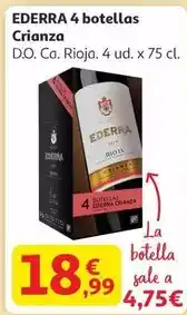 Alcampo Ederra - 4 botellas crianza oferta
