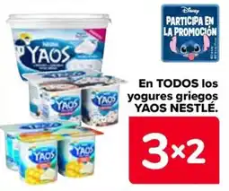 Carrefour NESTLÉ Yaos en todos los yaos yogures griegos oferta