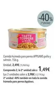 El Corte Inglés El corte inglés - comida húmeda para perros pollo y salmón oferta