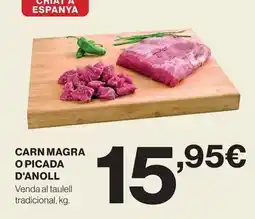 Hipercor Carn magra o picada oferta