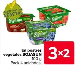 Carrefour SOJASUN En postres vegetales oferta