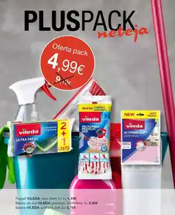 Plusfresc Vileda - fregas ultra fresh 2+1 u.h oferta