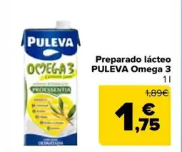Carrefour PULEVA Preparado lácteo Omega 3 oferta