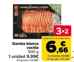 Carrefour Gamba blanca cocida oferta