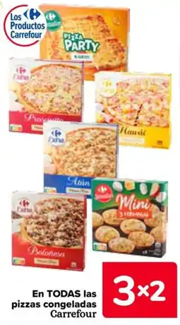 Carrefour En todas las pizzas congeladas carrefour oferta