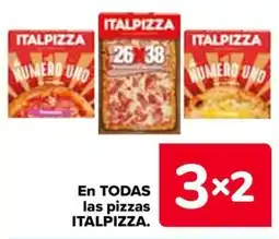 Carrefour ITALPIZZA En todas las pizzas oferta