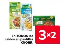 Carrefour KNORR En todos los caldos en pastillas oferta